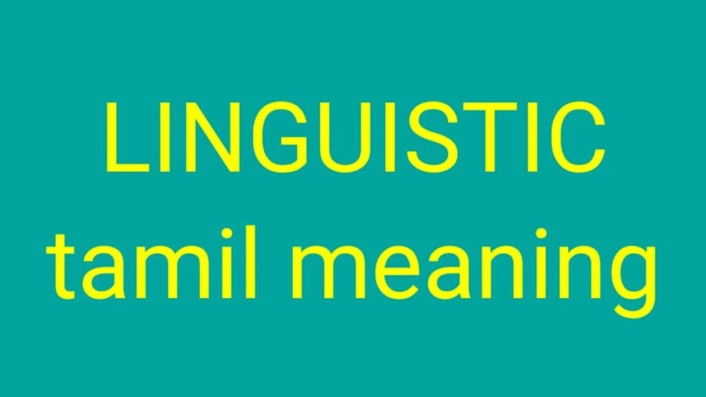 Exploring the Meaning of Description in Tamil: A Linguistic Journey