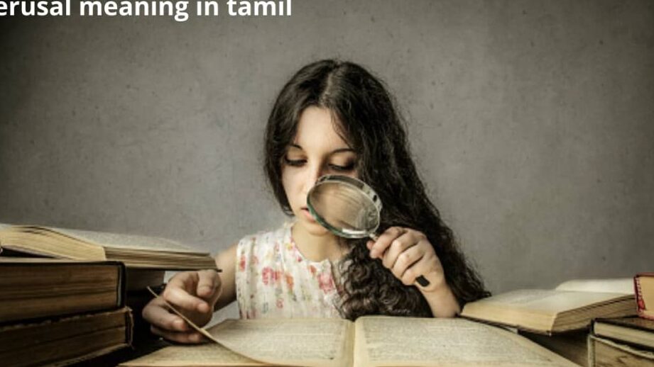 Exploring the Meaning of Perusal in Tamil: Unveiling the Cultural Significance Exploring the Meaning of Perusal in Tamil: Unveiling the Cultural Significance