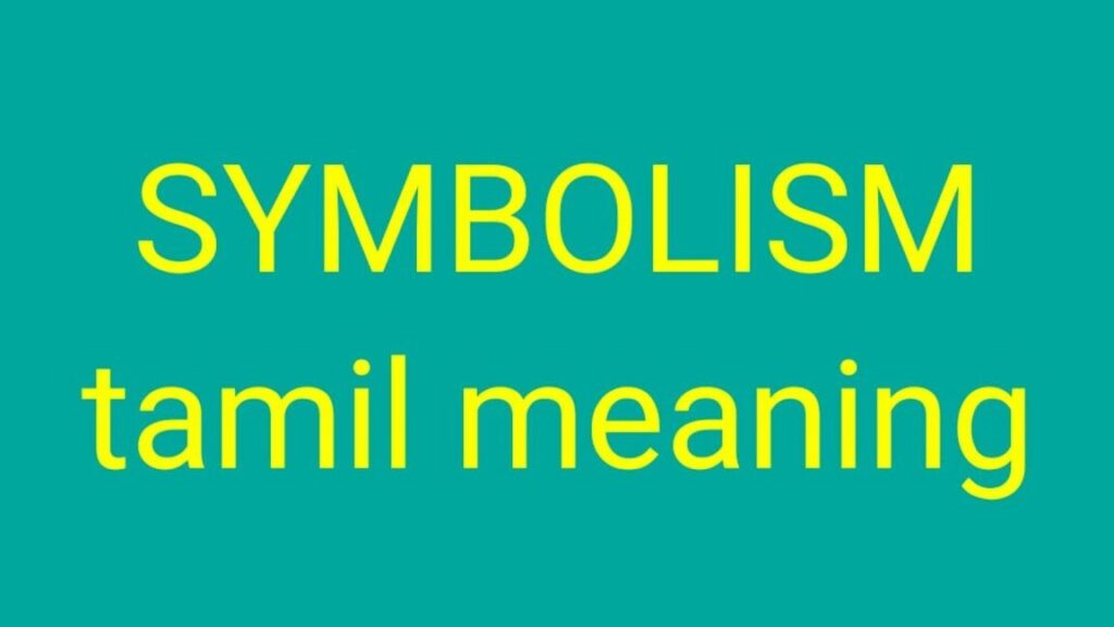 The fascination of recurring meaning in Tamil: Unlocking the depth of symbolism