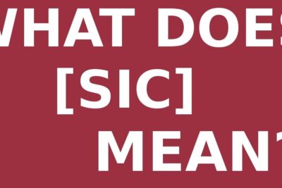 Sic Meaning: Decoding the Intriguing Term